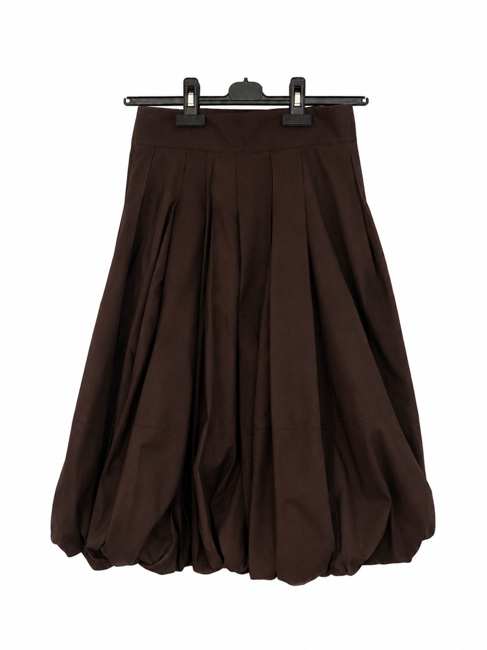 Robert Rodriguez Brown Cotton Blend Bubble Skirt Size 2 - Picture 4 of 9